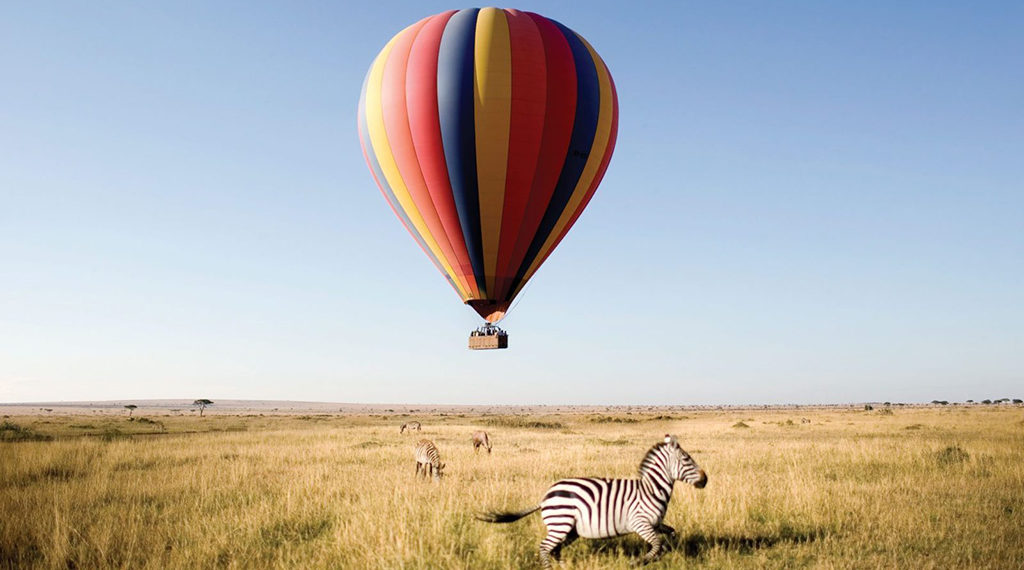 Hot Air Balloon In Murchison Falls National Park